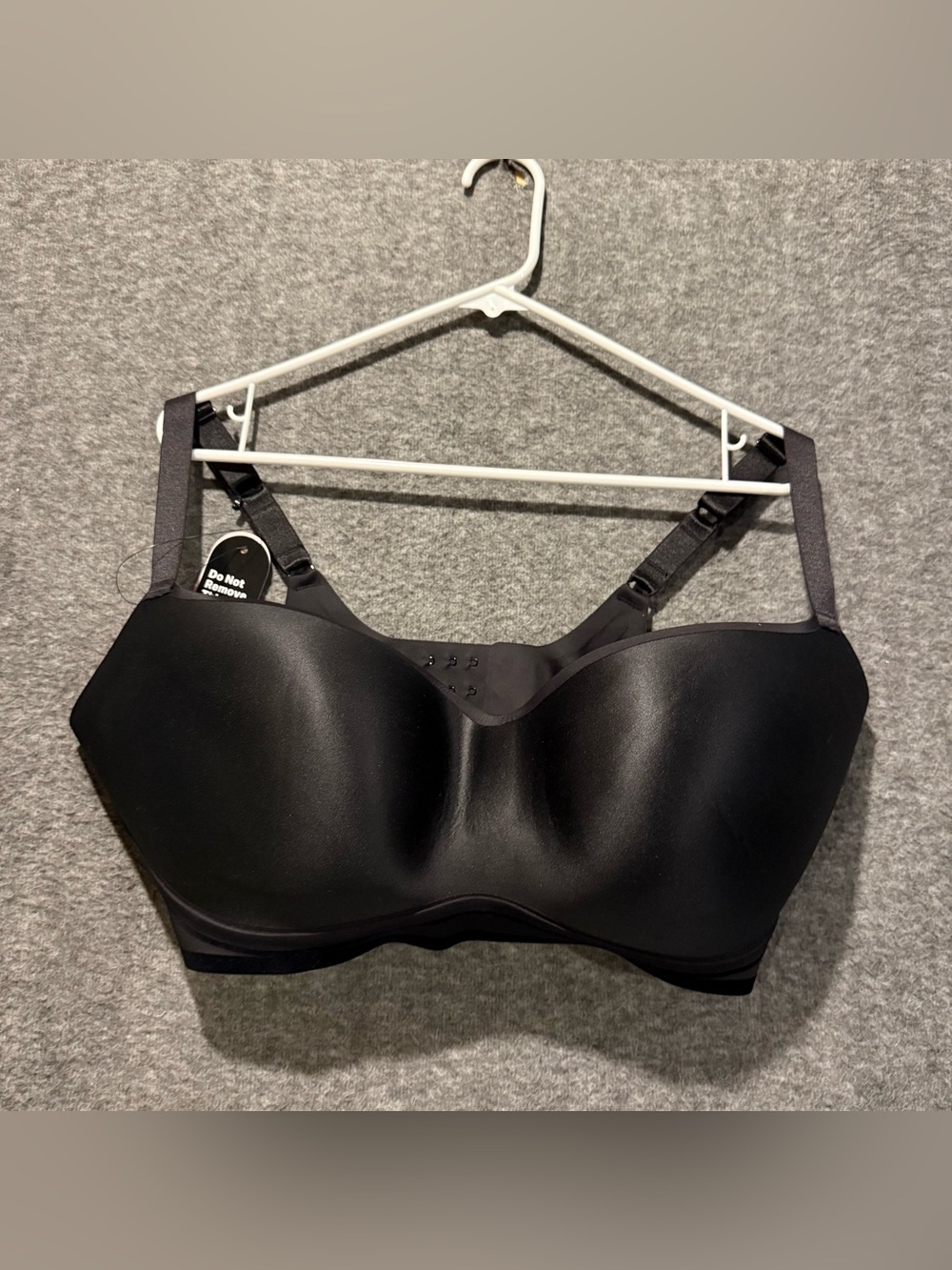 EBY Bra Womens XLDD Black Soft Lined Adjustable Straps NWT